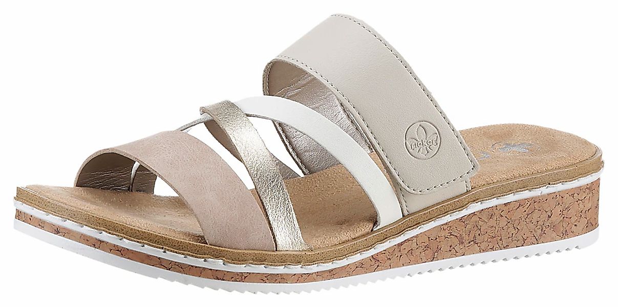 Rieker Pantolette, Keilabsatz, Sommerschuh, 150 Jahre RIEKER Jubiläumsartik günstig online kaufen