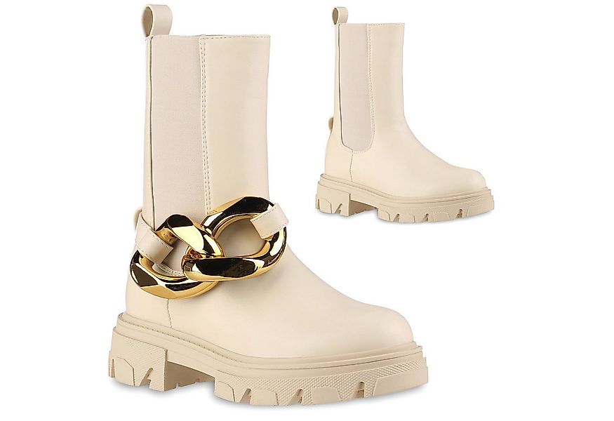 VAN HILL 837817 Schlupfstiefel Damen Leicht Gefütterte Schlupfstiefel Stief günstig online kaufen