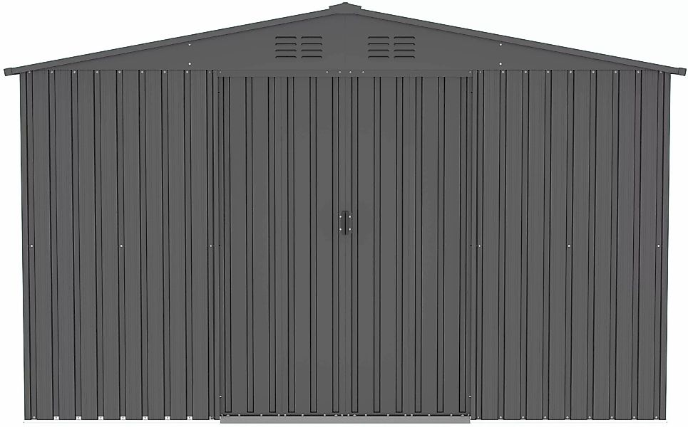 Tepro Metallgerätehaus Flex Shed XX-Large 261 cm x 181 cm x 132 cm Anthrazi günstig online kaufen