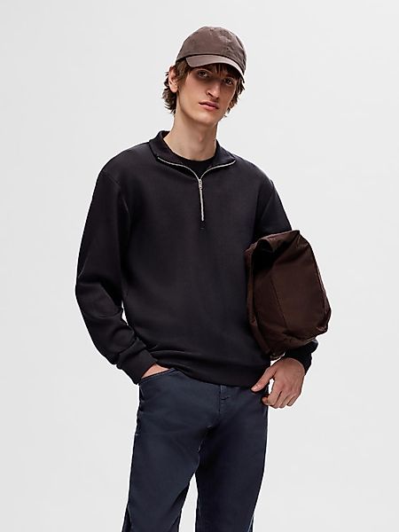 SELECTED HOMME Sweatshirt SLHEMANUEL SOFT ZIP günstig online kaufen