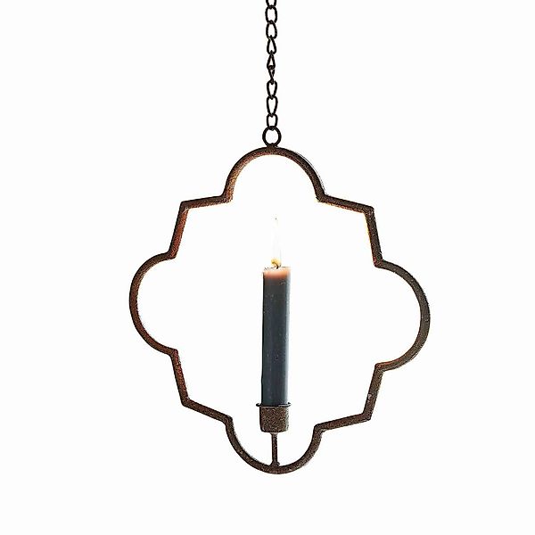 Mirabeau Kerzenständer Kerzenhalter Pervinque antikbraun günstig online kaufen