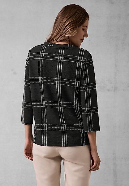 Cecil 3/4-Arm-Shirt, aus softem Materialmix günstig online kaufen