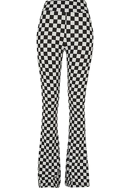 URBAN CLASSICS Leggings "Urban Classics Damen Ladies Checked Boot Cut Leggi günstig online kaufen