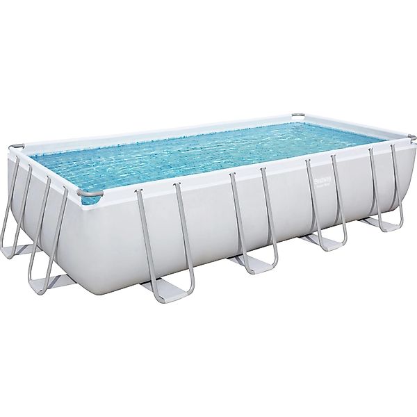 Bestway Stahlrahmenpool-Set Power Steel 549 cm x 274 cm x 122 cm Rechteckig günstig online kaufen