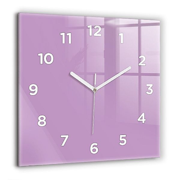 Tulup Wanduhr Glasuhr Quadratische Wanduhr 60x60 günstig online kaufen