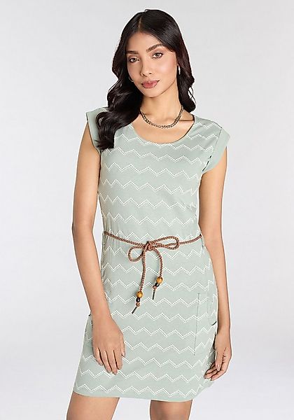 KangaROOS Jerseykleid (Set, mit abnehmbarem Gürtel) mit Alloverprint günstig online kaufen