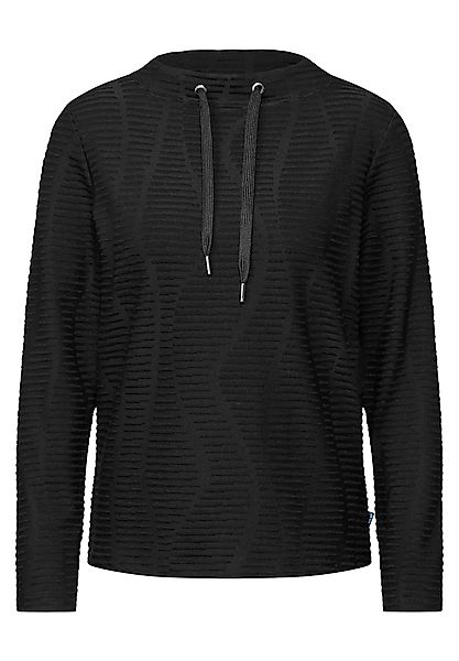 CECIL Langarmshirt mit Struktur-Muster günstig online kaufen