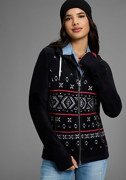KangaROOS Fleecejacke mit Norweger Muster günstig online kaufen