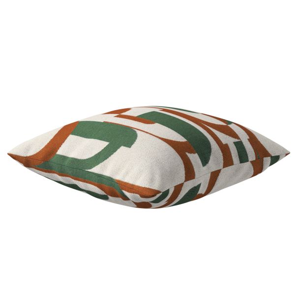Kissenhülle Mia, grün-rot, 43 x 43 cm, Cosy Home (145-11) günstig online kaufen