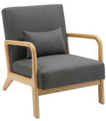 CLP Loungesessel Hibbing, mit Stoff-Bezug, Gestell günstig online kaufen
