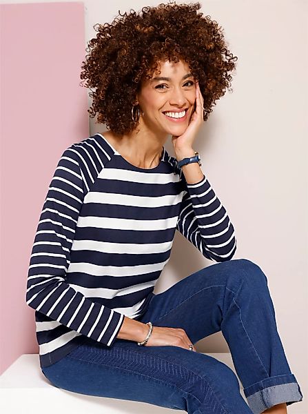 Classic Basics Langarmshirt "Streifenshirt", 1 Stk. günstig online kaufen