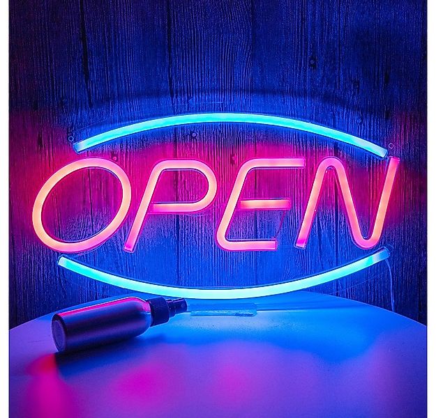 Rosnek LED Dekolicht Neon Lampe,Rose Ananas OPEN Good Vibes,Schlafzimmer Na günstig online kaufen