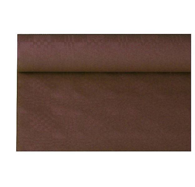 PAPSTAR Tischdecke Papiertischtuch mit Damastprägung 8 m x 1,2 m braun günstig online kaufen
