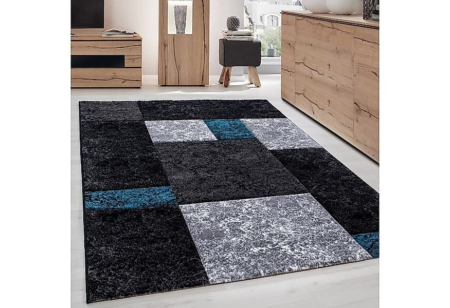 Carpettex Frisé-Teppich Kariert Design, Läufer, Höhe: 13 mm, Designer Wohnz günstig online kaufen