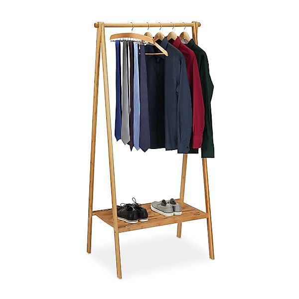 relaxdays Kleiderständer Bambus klappbar günstig online kaufen