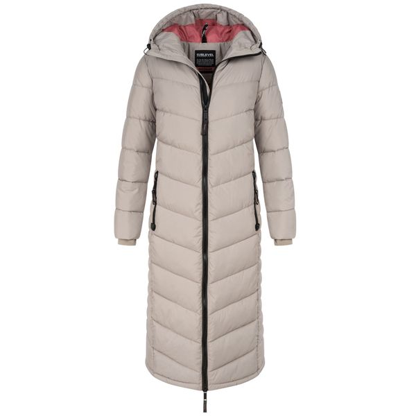 SUBLEVEL Steppjacke Damen Mantel mit Kapuze günstig online kaufen