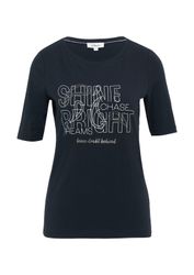 s.Oliver Kurzarmshirt T-Shirt Jersey-T-Shirt im Slim günstig online kaufen