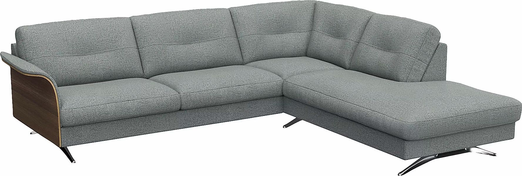 FLEXLUX Ecksofa "Glow", Skandinavisches Design, In hochwertiger Verarbeitun günstig online kaufen