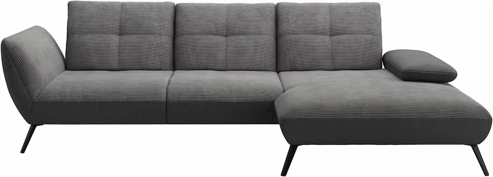 Places of Style Ecksofa »Mikado L-Form«, inkl. Sitztiefenverstellung und Ar günstig online kaufen