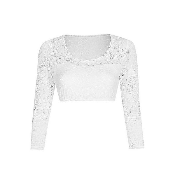 Nina Von C. Dirndlbluse Nina von C. Dirndl-Bluse, 3/4 Arm (42 Weiss) günstig online kaufen
