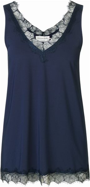 rosemunde Unterziehshirt Billie Tank Top Vintage-Spitzenbesatz günstig online kaufen