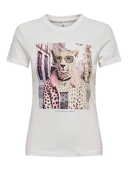 ONLY Kurzarmshirt ONLVIBE LIFE S/S GLASSES TOP BOX JRS Baumwolle, regular f günstig online kaufen