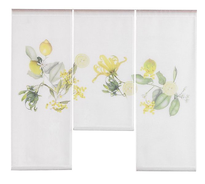 Clever-Kauf-24 Scheibengardine Design Mini Flächenvorhang Set günstig online kaufen