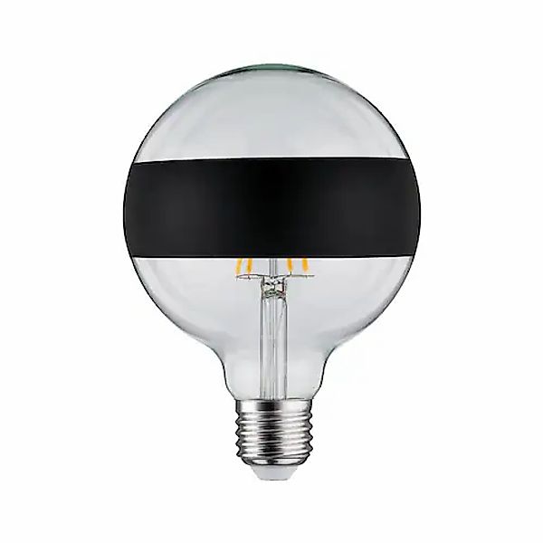 Paulmann LED-Leuchtmittel »G125 Ringspiegel 640lm 2700K 6,5W 230V schwarz m günstig online kaufen