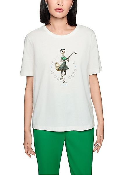 Marc Cain T-Shirt Golfing Premium Damenmode mit Vogelstrauß, Verzierung mit günstig online kaufen