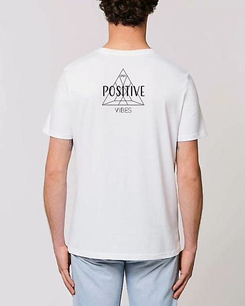 Bio Unisex Rundhals T-shirt "Create - Positive Vibes" günstig online kaufen