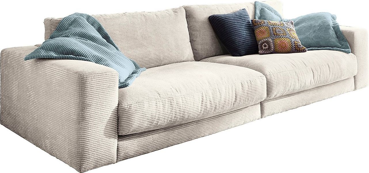 Home affaire Big-Sofa Enisa, bequeme, legere Polsterung B/T/H: 290/127/85 c günstig online kaufen