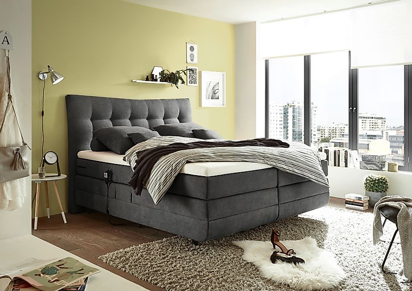 ED EXCITING DESIGN Boxspringbett Malibu, inkl. günstig online kaufen