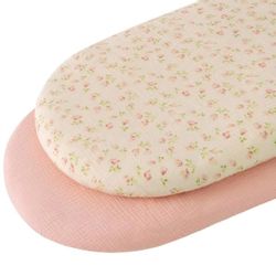 CLTYQ Spannbettlaken Baby-Spannbettlaken,2er-Pack dehnbare Stubenwagen-Bett günstig online kaufen