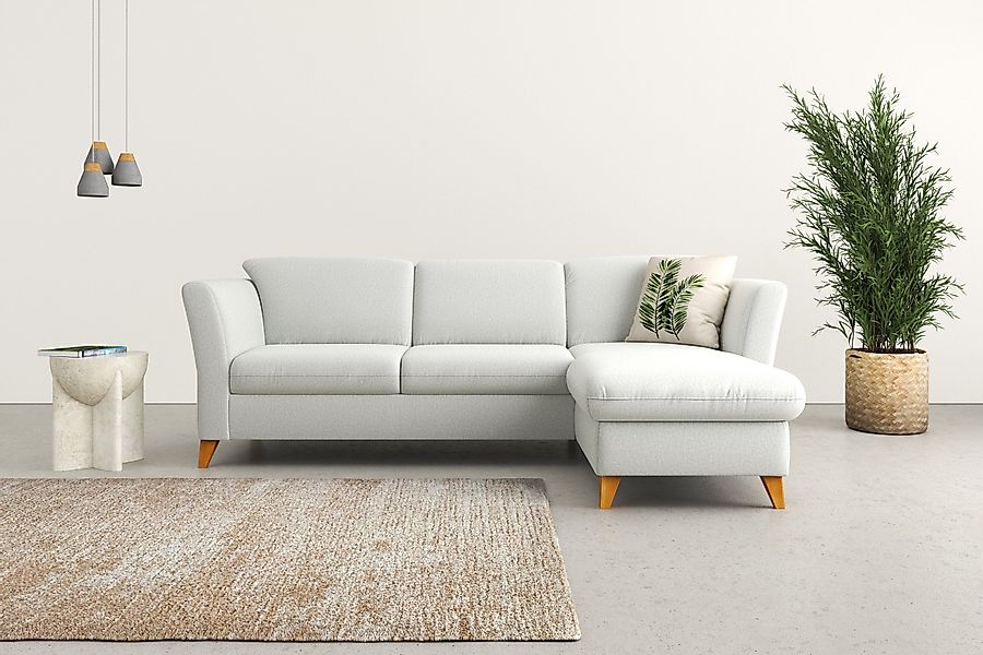 Home affaire Ecksofa Trelleborg L-Form, Federkern-Polsterung, günstig online kaufen