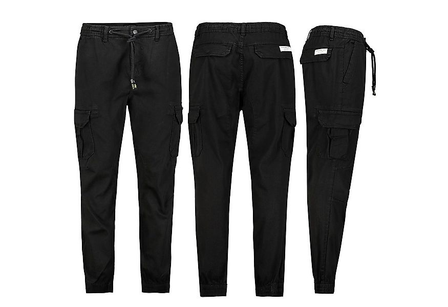 SUBLEVEL Cargohose Sublevel Herren Cargo Hose Elastische Bündchen Freizeith günstig online kaufen
