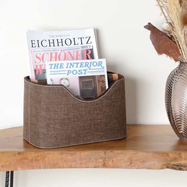 wohnfreuden Aufbewahrungsbox Zeitungsständer aus Stoff mit günstig online kaufen