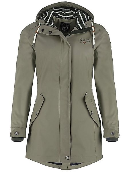 Dry Fashion Regenjacke Kiel Damen Regenmantel Kiel mit verstellbarer Kapuze günstig online kaufen