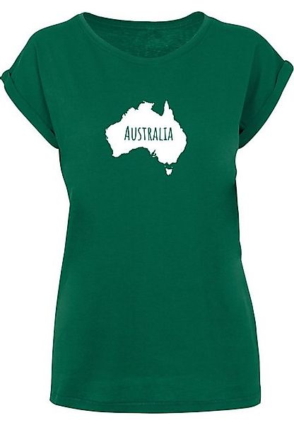 Merchcode T-Shirt Merchcode Damen Ladies Australia X Extended Shoulder Tee günstig online kaufen