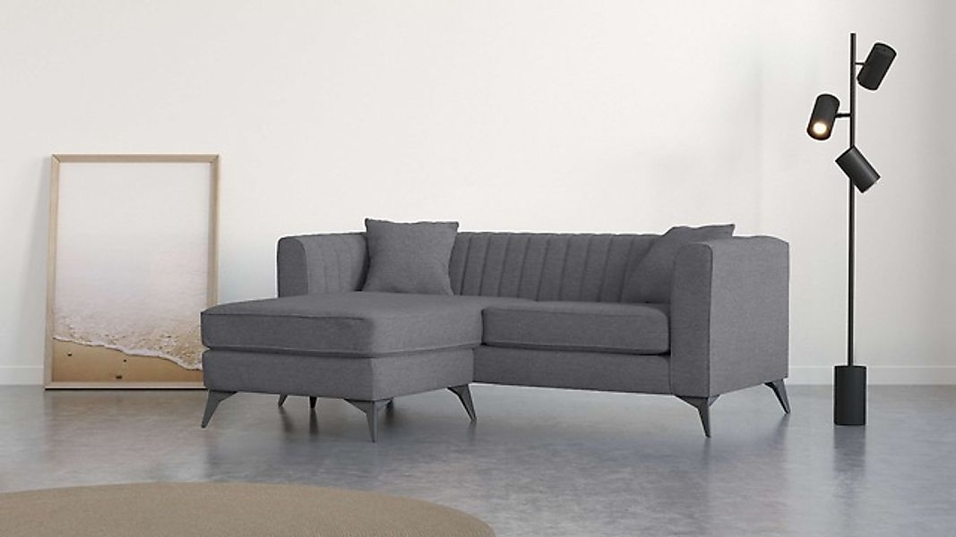 Home affaire Ecksofa »MATTHEW L-Form ideal für kleine Räume, Maße B/T/H: 20 günstig online kaufen