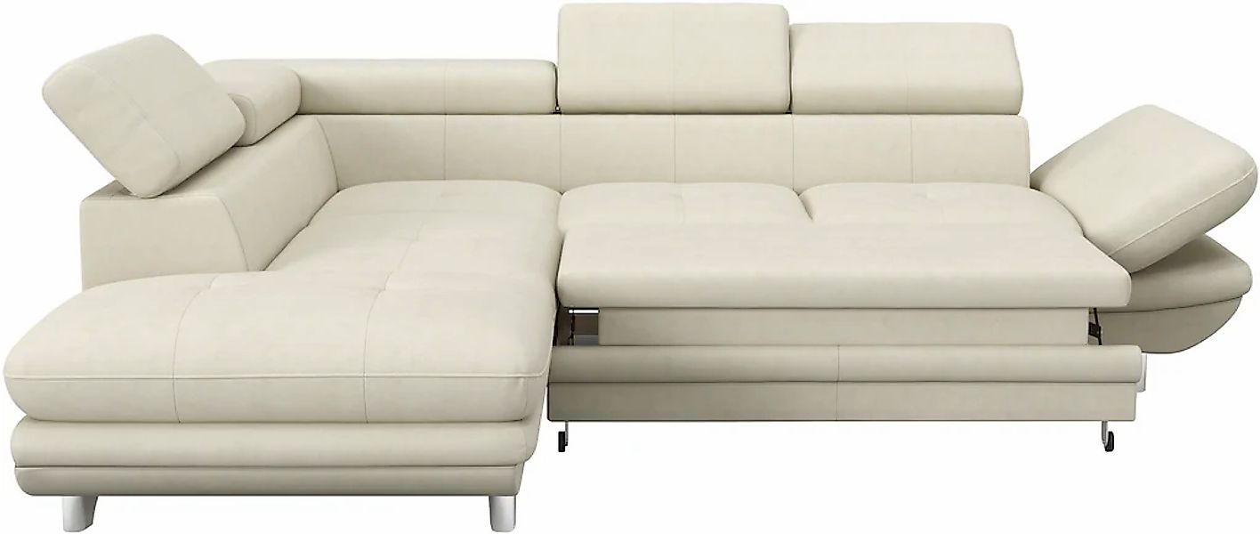 COTTA Ecksofa "Enterprise L-Form", mit Arm- & Kopfteilverstellung, wahlweis günstig online kaufen