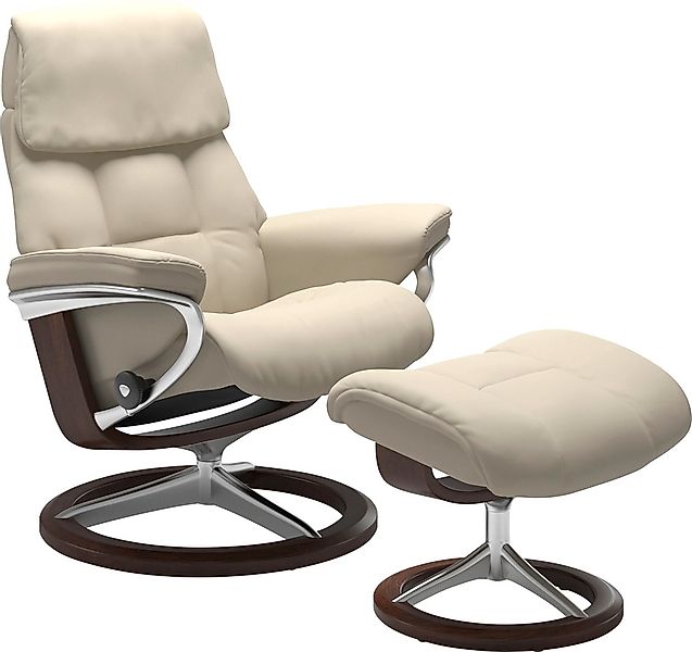 Stressless Relaxsessel "Ruby" Set, Relaxsessel mit Hocker, mit Signature Ba günstig online kaufen