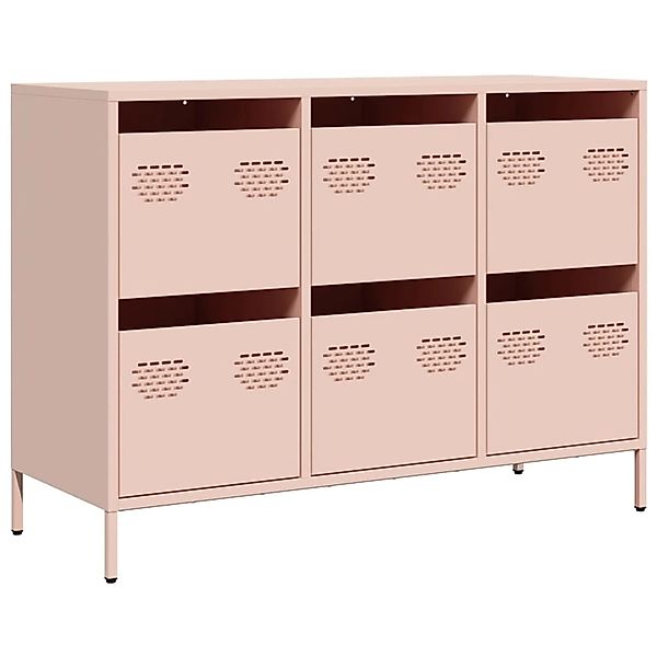vidaXL Sideboard Rosa 101,5x39x73,5 cm Kaltgewalzter Stahl 851263 günstig online kaufen