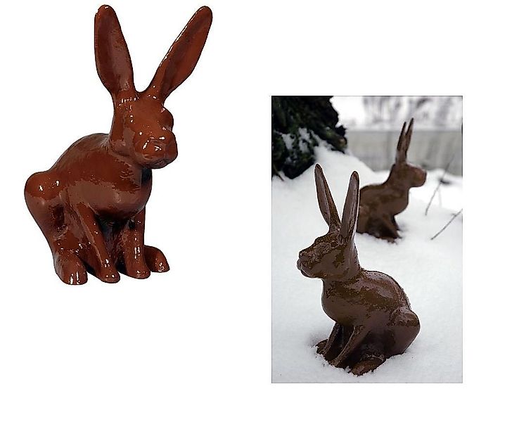 Capventure Gartenfigur Cabanaz Hasenfigur Dekohase Gartenfigur günstig online kaufen