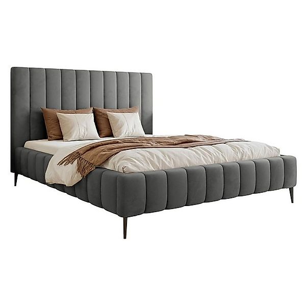 Selsey Polsterbett FIARRO, Bett mit Polsterrahmen, Kopfteil, Bettkasten 140 günstig online kaufen