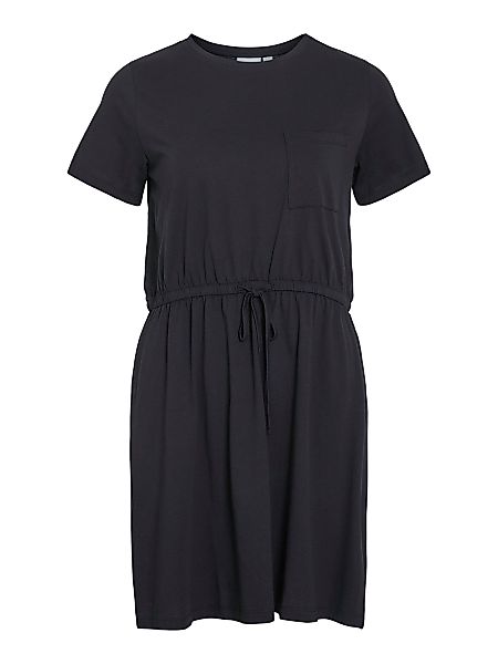 Vila Shirtkleid Klassische Passform mit Taillenband günstig online kaufen