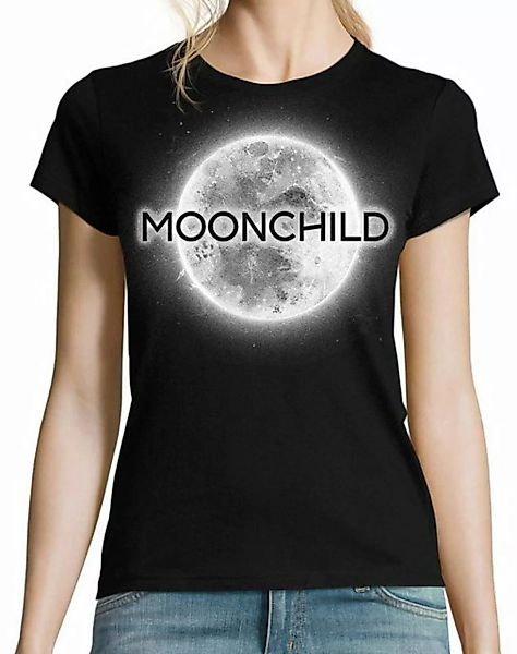 Youth Designz Print-Shirt Moonchild Damen T-Shirt mit lustigen Logo für Dam günstig online kaufen
