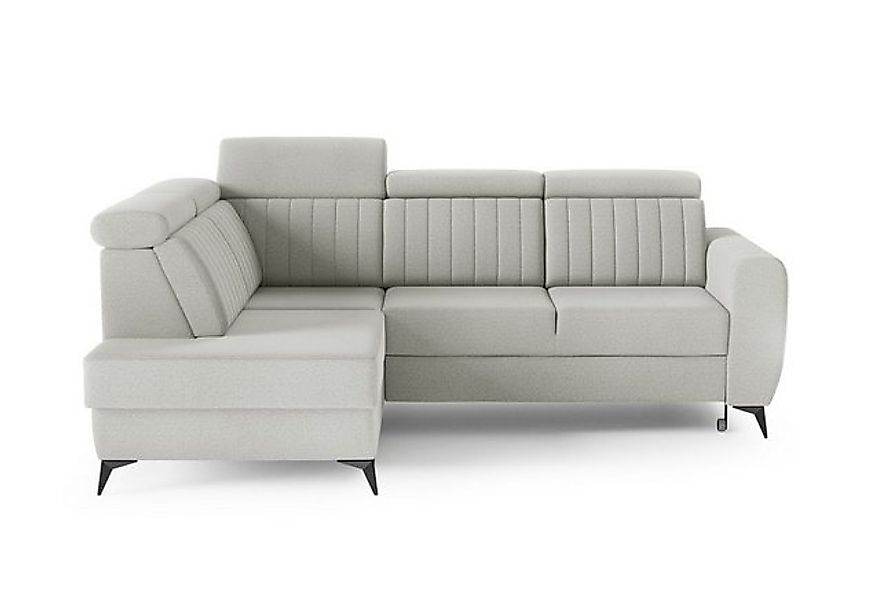 MOEBLO Ecksofa MOSTA II, Couch für Wohnzimmer, Schlafsofa Sofagarnitur Sofa günstig online kaufen