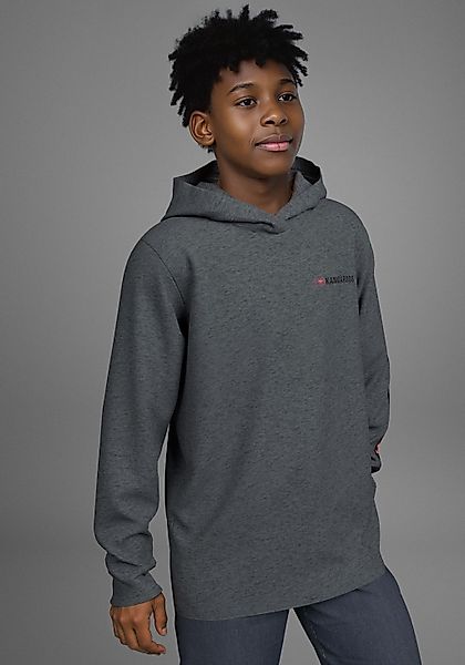 KangaROOS Kapuzenshirt Shirt mit Ärmelprint Meliertes günstig online kaufen
