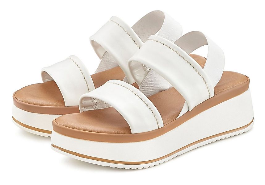 LASCANA Sommerschuh, Sandale, Sandalette, offener Schuh, Plateausandaletten günstig online kaufen