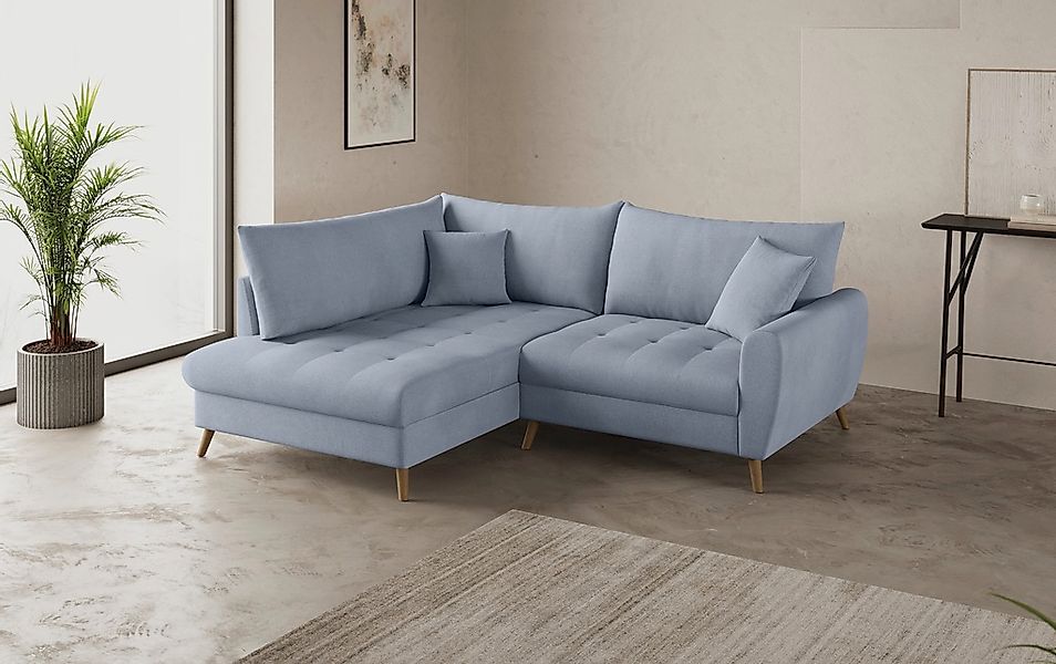 Mr. Couch Ecksofa "Blackburn II, L-Form" Mit Kaltschaumpolsterung bis 140 k günstig online kaufen